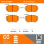 MPA 1000-0969M QB Semi-Metallic Brake Pads