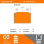 MPA 1000-0971M QB Semi-Metallic Brake Pads