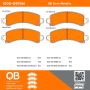MPA 1000-0974M QB Semi-Metallic Brake Pads