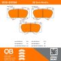 MPA 1000-0976M QB Semi-Metallic Brake Pads