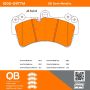 MPA 1000-0977M QB Semi-Metallic Brake Pads