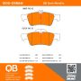 MPA 1000-0986M QB Semi-Metallic Brake Pads