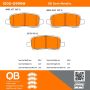 MPA 1000-0999M QB Semi-Metallic Brake Pads