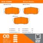 MPA 1000-1008M QB Semi-Metallic Brake Pads