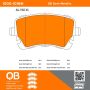 MPA 1000-1018M QB Semi-Metallic Brake Pads