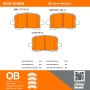 MPA 1000-1028M QB Semi-Metallic Brake Pads