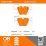 MPA 1000-1042M QB Semi-Metallic Brake Pads