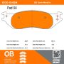 MPA 1000-1045M QB Semi-Metallic Brake Pads
