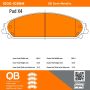 MPA 1000-1058M QB Semi-Metallic Brake Pads