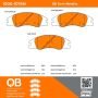 MPA 1000-1074M QB Semi-Metallic Brake Pads