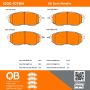 MPA 1000-1078M QB Semi-Metallic Brake Pads