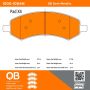 MPA 1000-1084M QB Semi-Metallic Brake Pads