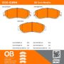 MPA 1000-1089M QB Semi-Metallic Brake Pads