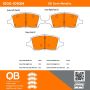 MPA 1000-1093M QB Semi-Metallic Brake Pads