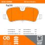 MPA 1000-1099M QB Semi-Metallic Brake Pads