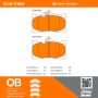 MPA 1000-1118M QB Semi-Metallic Brake Pads