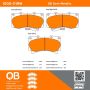 MPA 1000-1119M QB Semi-Metallic Brake Pads