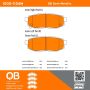 MPA 1000-1124M QB Semi-Metallic Brake Pads