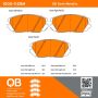 MPA 1000-1125M QB Semi-Metallic Brake Pads