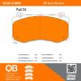 MPA 1000-1149M QB Semi-Metallic Brake Pads