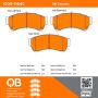 MPA 1000-1164C QB Ceramic Brake Pads