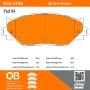 MPA 1000-1178M QB Semi-Metallic Brake Pads