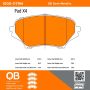 MPA 1000-1179M QB Semi-Metallic Brake Pads