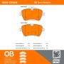 MPA 1000-1204M QB Semi-Metallic Brake Pads