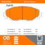 MPA 1000-1211M QB Semi-Metallic Brake Pads