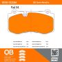 MPA 1000-1223M QB Semi-Metallic Brake Pads