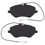 MPA 1000-1245M QB Semi-Metallic Brake Pads