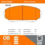 MPA 1000-1258M QB Semi-Metallic Brake Pads