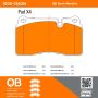 MPA 1000-1263M QB Semi-Metallic Brake Pads