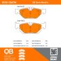 MPA 1000-1267M QB Semi-Metallic Brake Pads