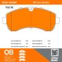MPA 1000-1268M QB Semi-Metallic Brake Pads