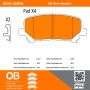 MPA 1000-1281M QB Semi-Metallic Brake Pads
