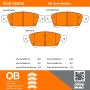 MPA 1000-1287M QB Semi-Metallic Brake Pads
