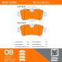 MPA 1000-1309M QB Semi-Metallic Brake Pads