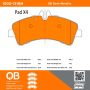 MPA 1000-1318M QB Semi-Metallic Brake Pads