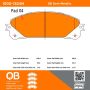 MPA 1000-1324M QB Semi-Metallic Brake Pads