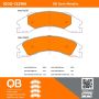 MPA 1000-1329M QB Semi-Metallic Brake Pads