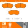 MPA 1000-1331M QB Semi-Metallic Brake Pads