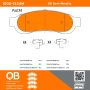 MPA 1000-1334M QB Semi-Metallic Brake Pads