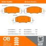 MPA 1000-1339M QB Semi-Metallic Brake Pads