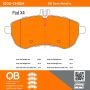 MPA 1000-1340M QB Semi-Metallic Brake Pads