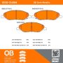 MPA 1000-1345M QB Semi-Metallic Brake Pads