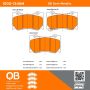 MPA 1000-1346M QB Semi-Metallic Brake Pads