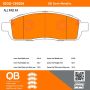 MPA 1000-1392M QB Semi-Metallic Brake Pads
