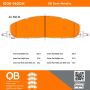 MPA 1000-1400M QB Semi-Metallic Brake Pads