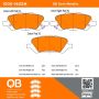 MPA 1000-1402M QB Semi-Metallic Brake Pads